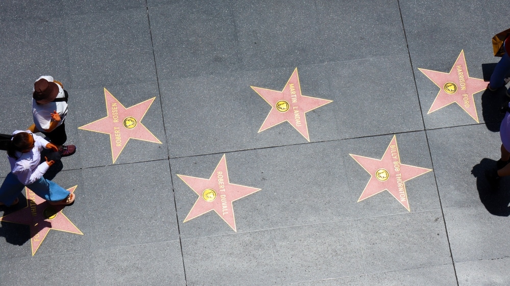 The Hollywood Walk of Fame